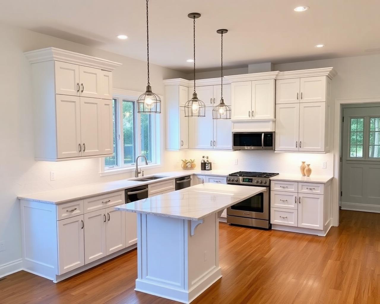 Kitchen after the Cornerstone Construction remodel