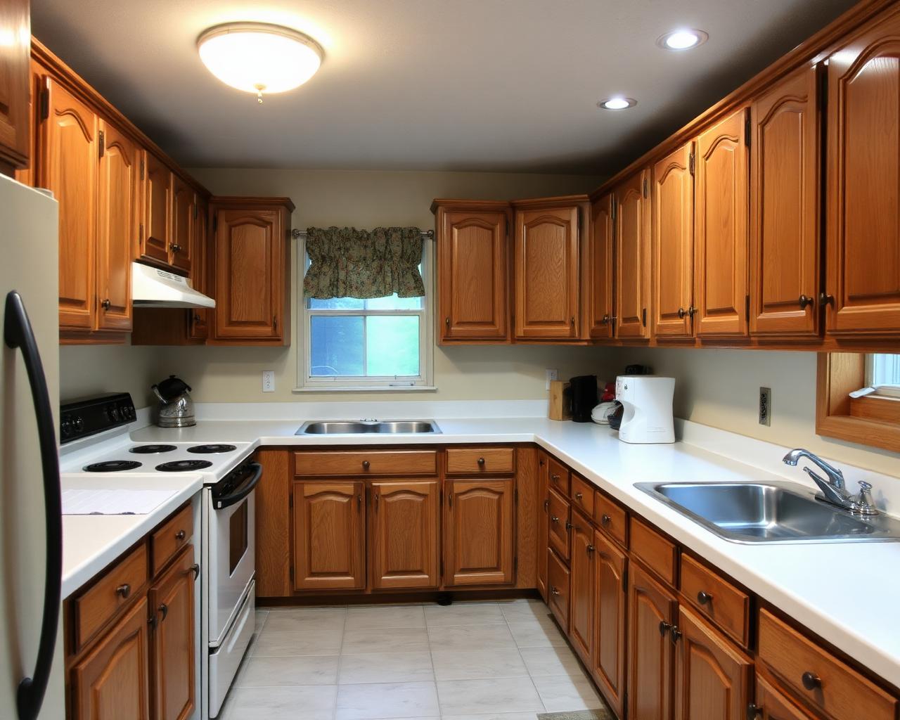 Kitchen before the remodel